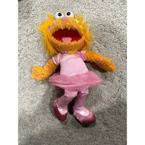 Sesame Place Plush Elmo Ballerina Toddler Toy Orange Yellow Pink Tutu
